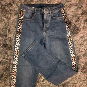 Calzedonia Leopard Stripe jeans